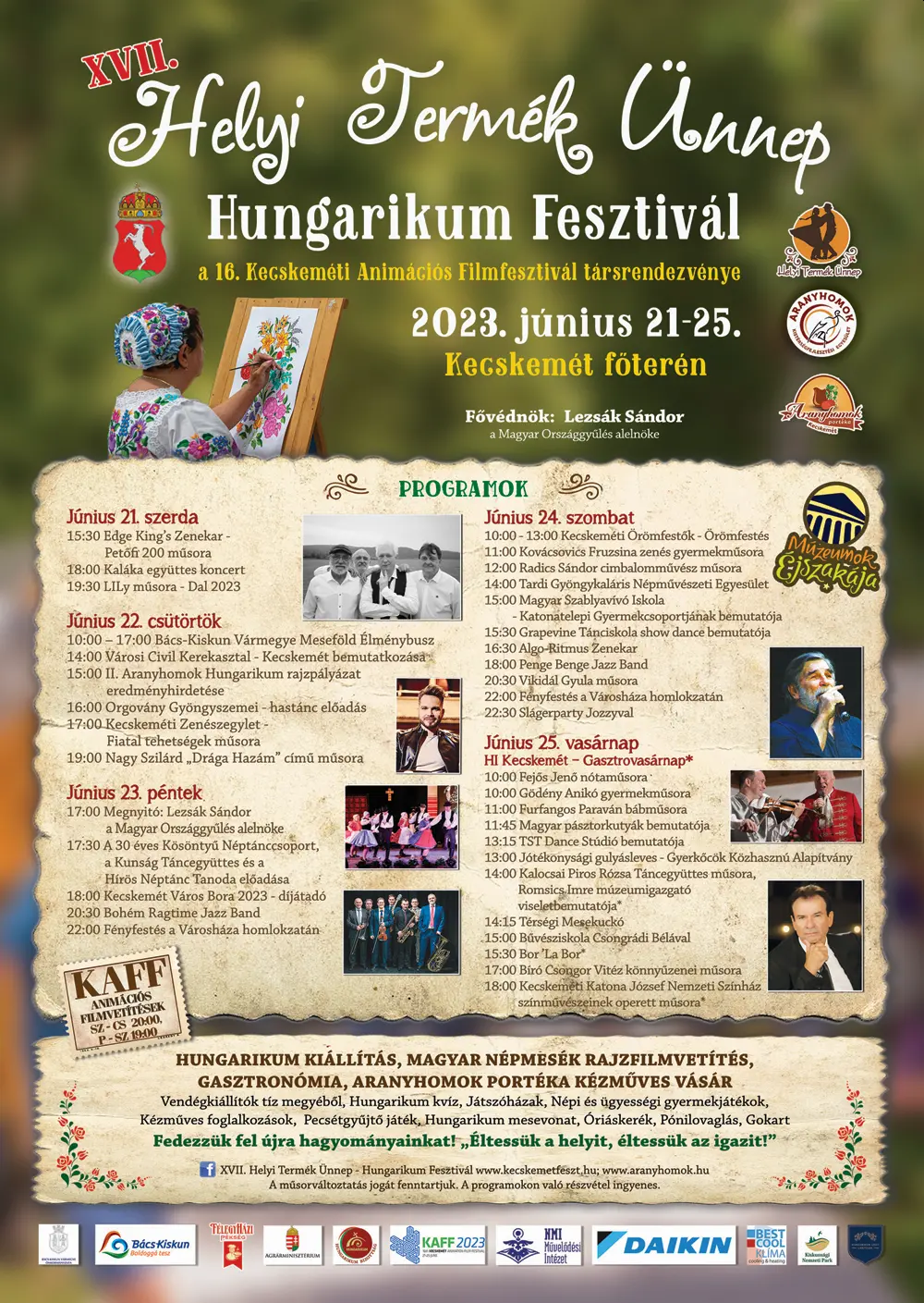 Hungarikum fesztivál plakát